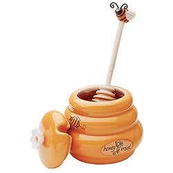 Beehive Honey Jar with Dipper