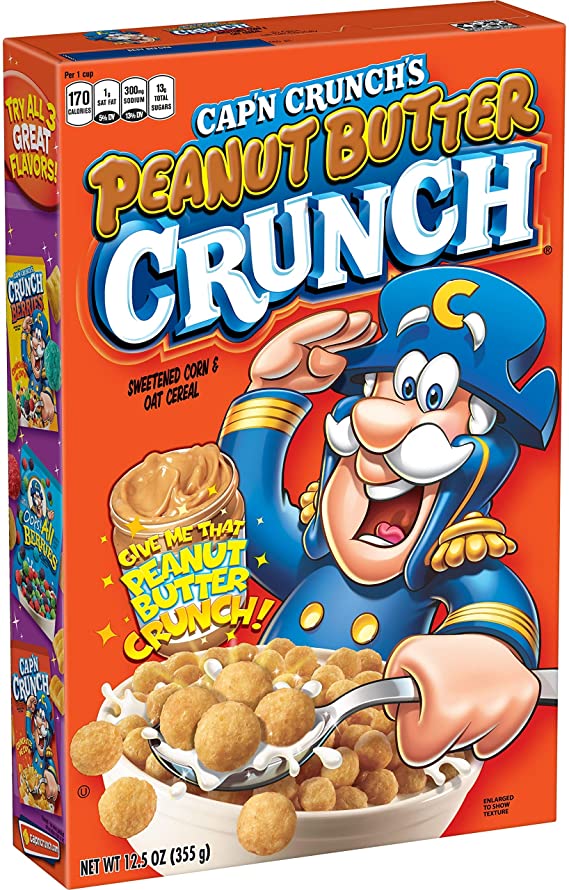 Cap’N Crunch’s Peanut Butter Crunch Cereal