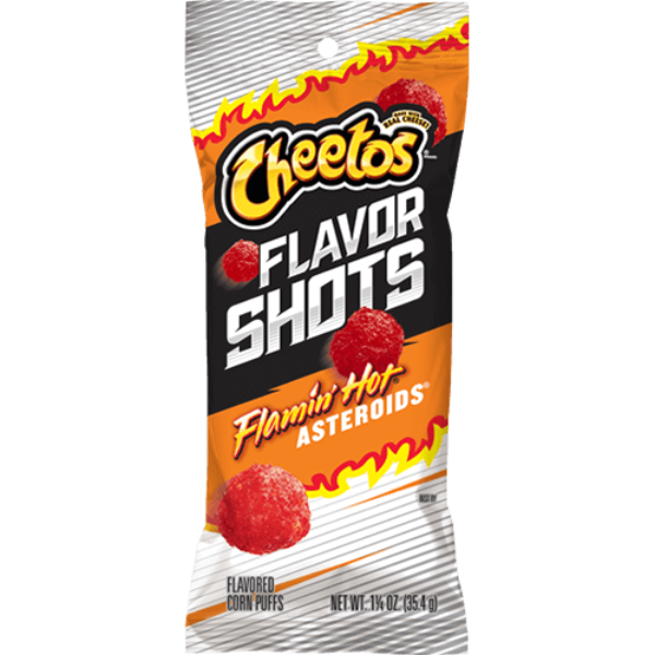 Cheetos Flavor Shots Flamin Hot Asteroids