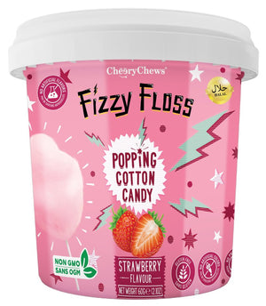Fizzy Floss Popping Cotton Candy Strawberry