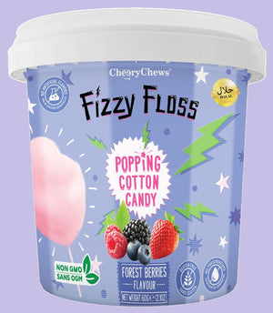 Fizzy Floss Popping Cotton Candy Forest Berries