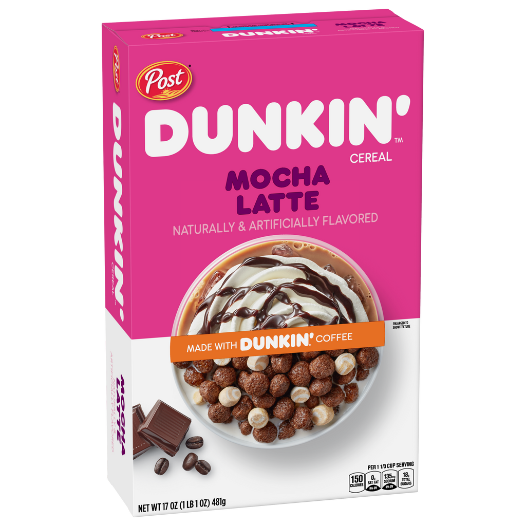 Post Dunkin Mocha Latte Cereal