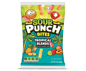 Sour Punch Bites Tropical Blends