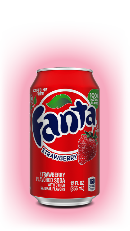 Fanta Strawberry Soda Can